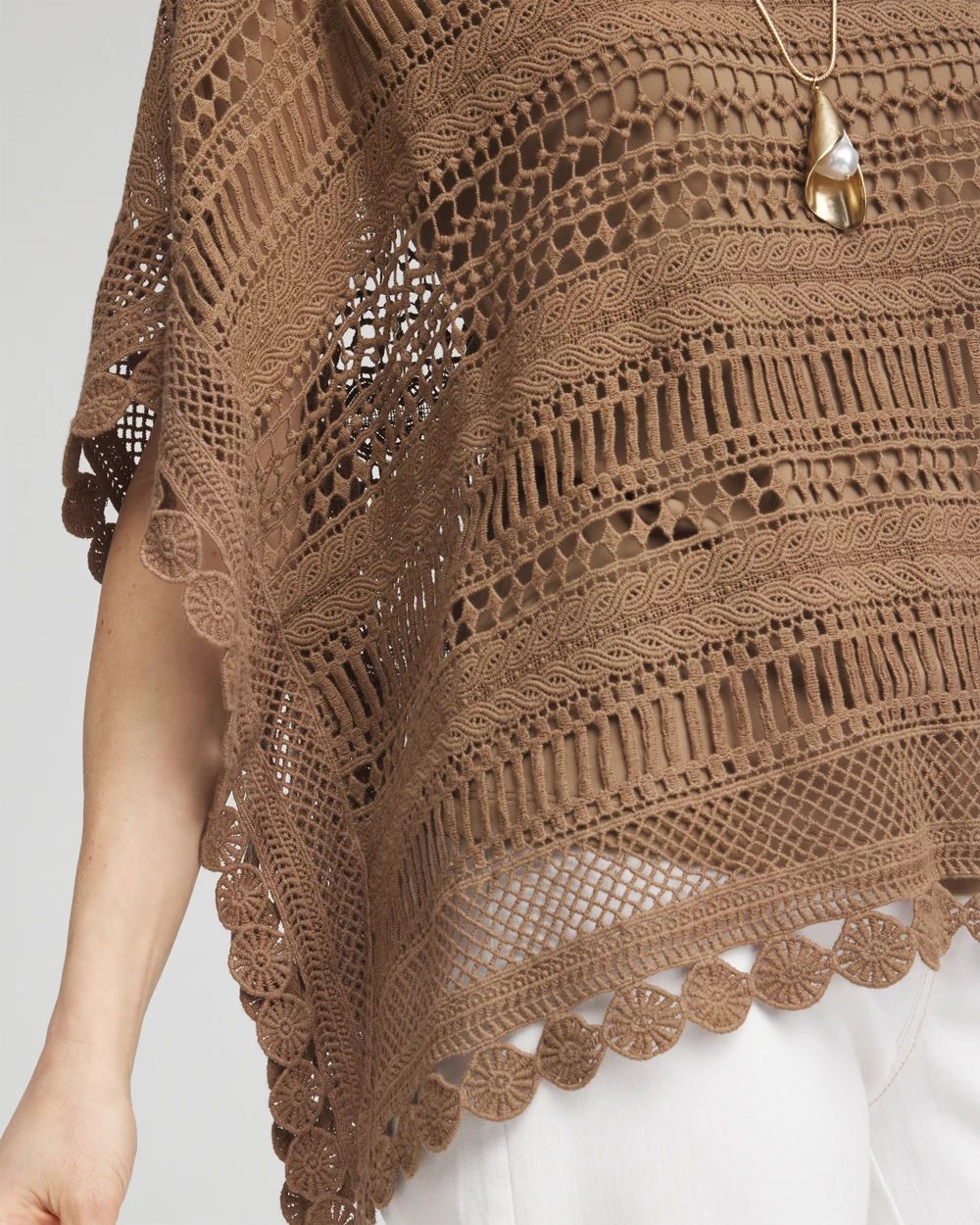 Crochet Lace Poncho | Chico's